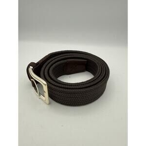 H Men’s Dark Brown Weaved Belt Size 41